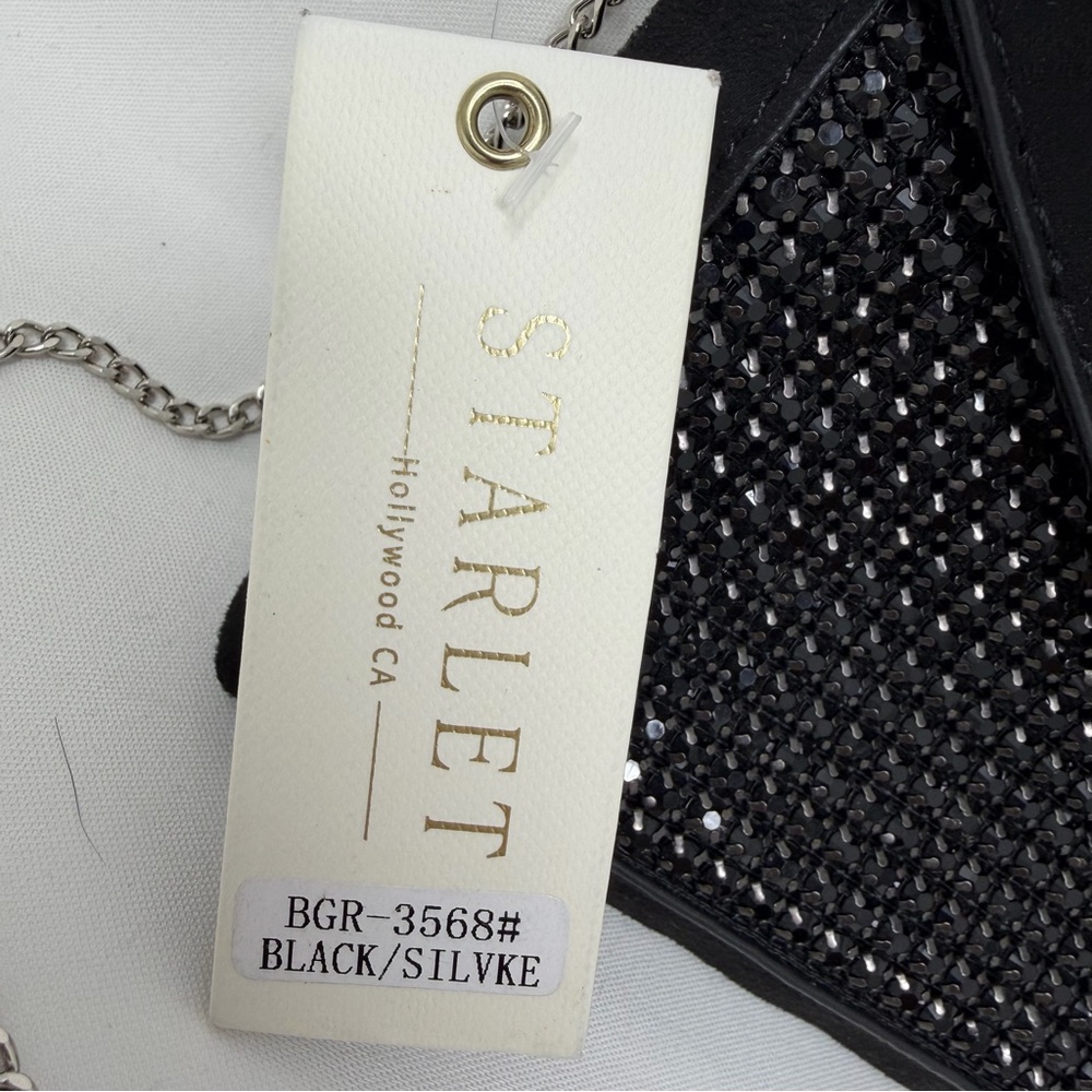 NEW STARLET RHINESTONE CROSSBODY/ CLUTCH - Picture 8 of 9